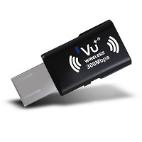 Adaptateur USB sans fil VU+ ® 300 Mbps avec configuration .WPS
