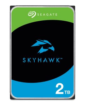 Seagate SkyHawk AI ST12000VE003 - Disque dur - 12 To - interne - 3.5" - SATA 6Gb/s - mémoire tampon : 512 Mo - avec 3 ans de Seagate Rescue Data Recovery