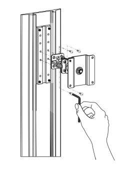 97-091-Ergotron - Mounting component (track mount bracket kit)