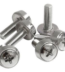 CABSCREWS-StarTech.com M5 Mounting Screws for Server Racks and Cabinets - 50 Pack